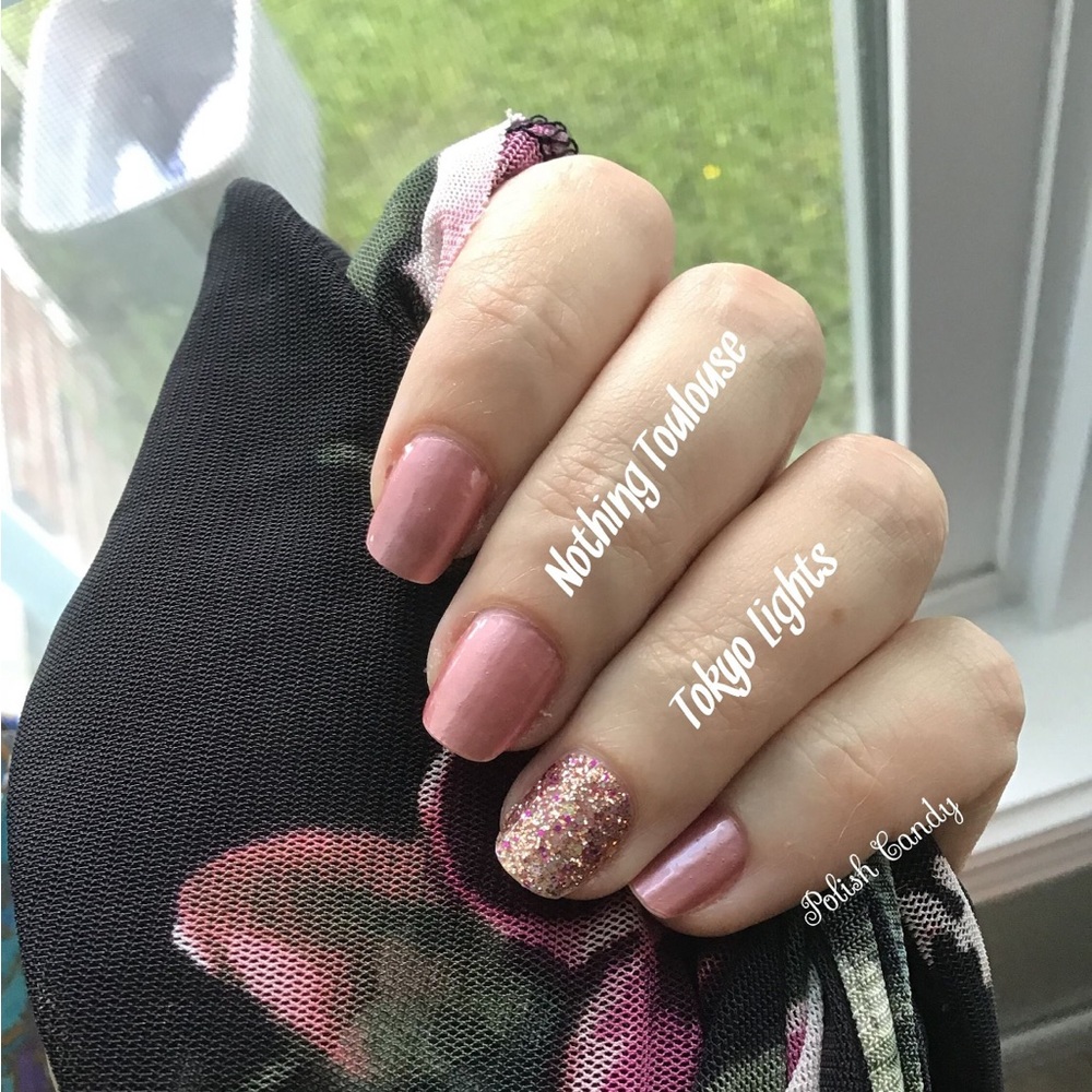 *Retired, HTF* Color Street: Nothing Toulouse | Pink Rose Gold Spring Pastel - Picture 5 of 6